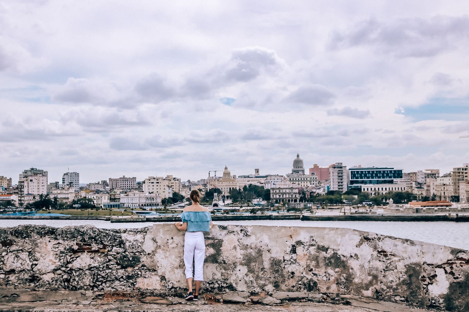 view of Havana from Fortaleza de San Carlos de la Cabaña