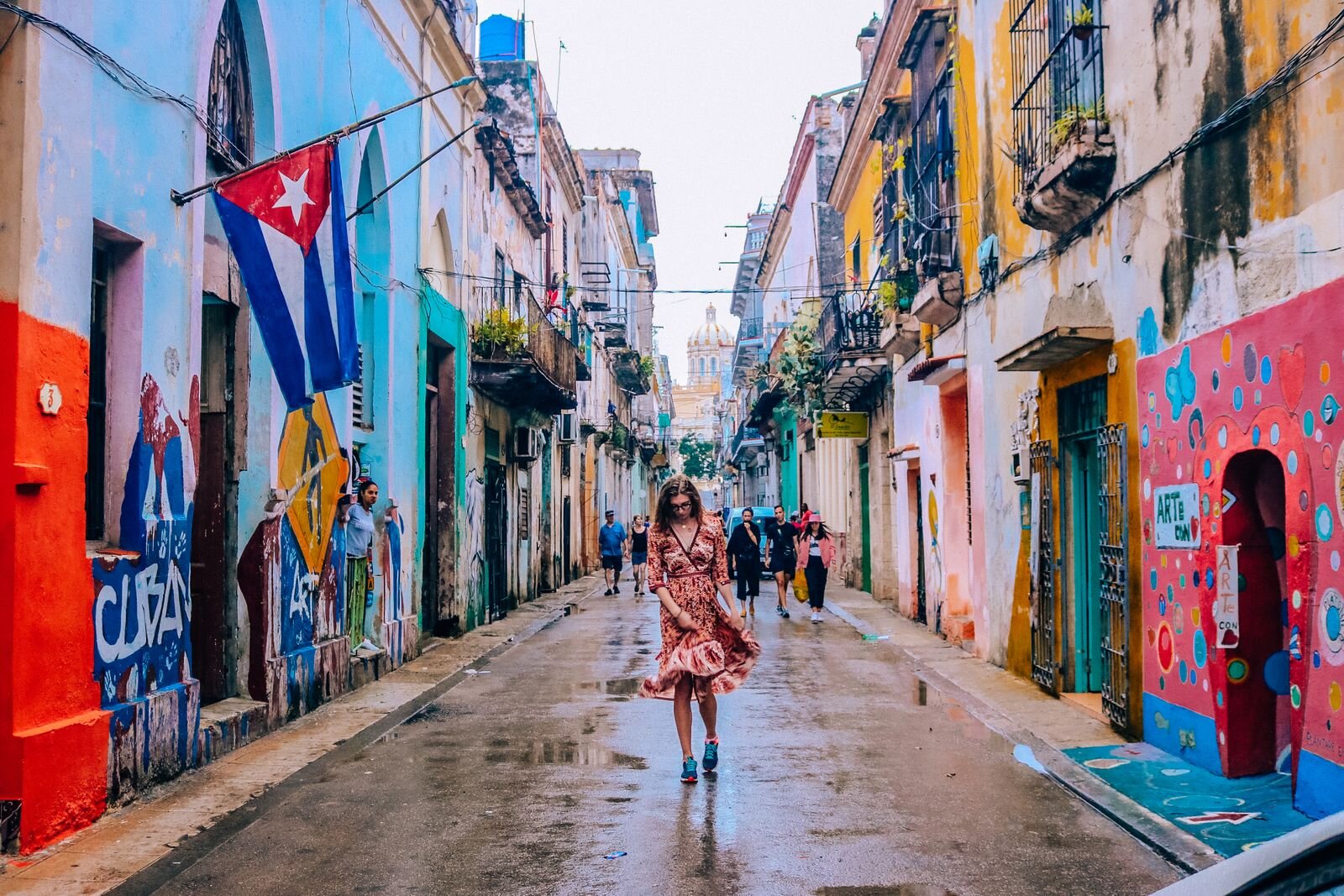 colourful streets in Havana, Cuba
