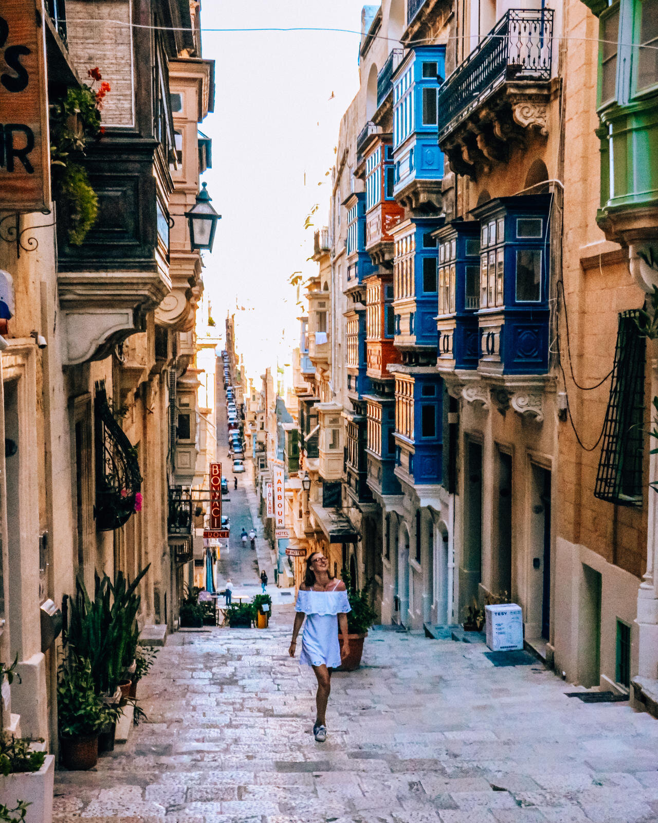 Street in Valletta Malta