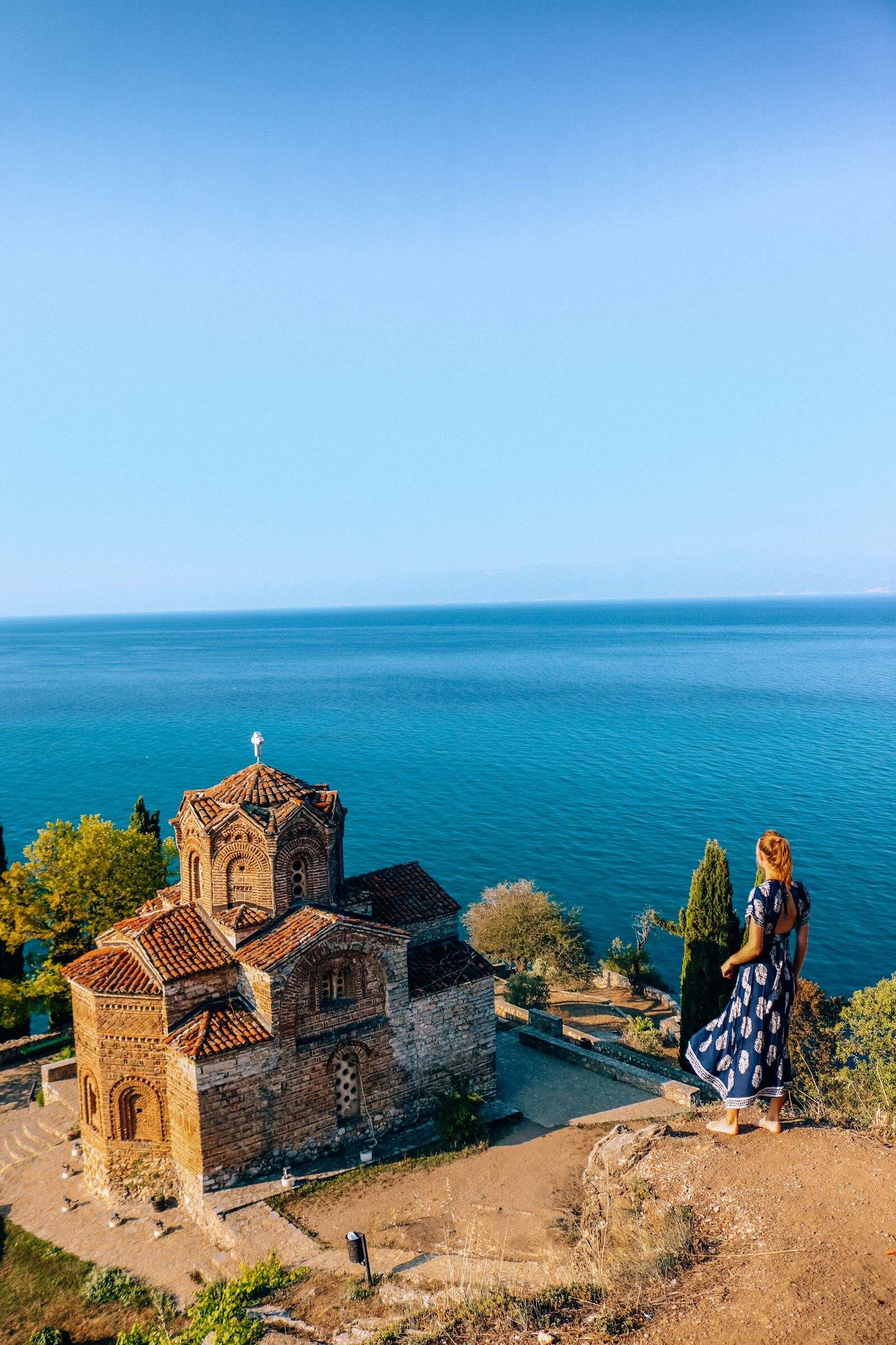 St John's Church on Lake Ohrid North Macedonia
