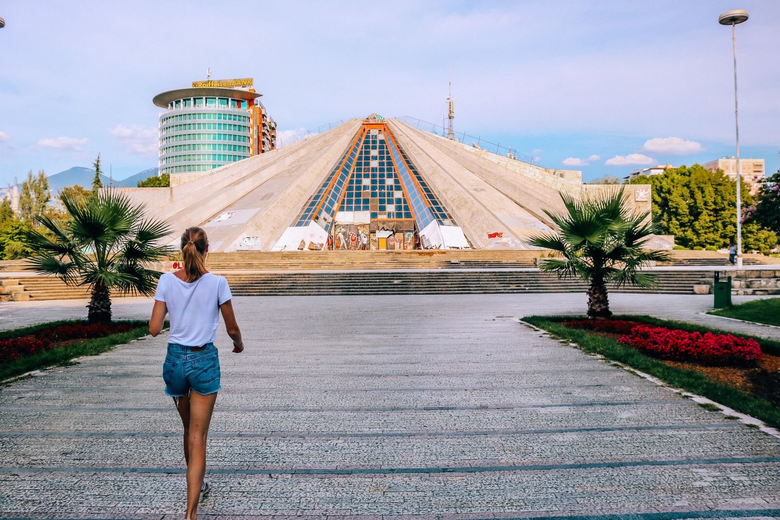 The Tirana pyramid Albania