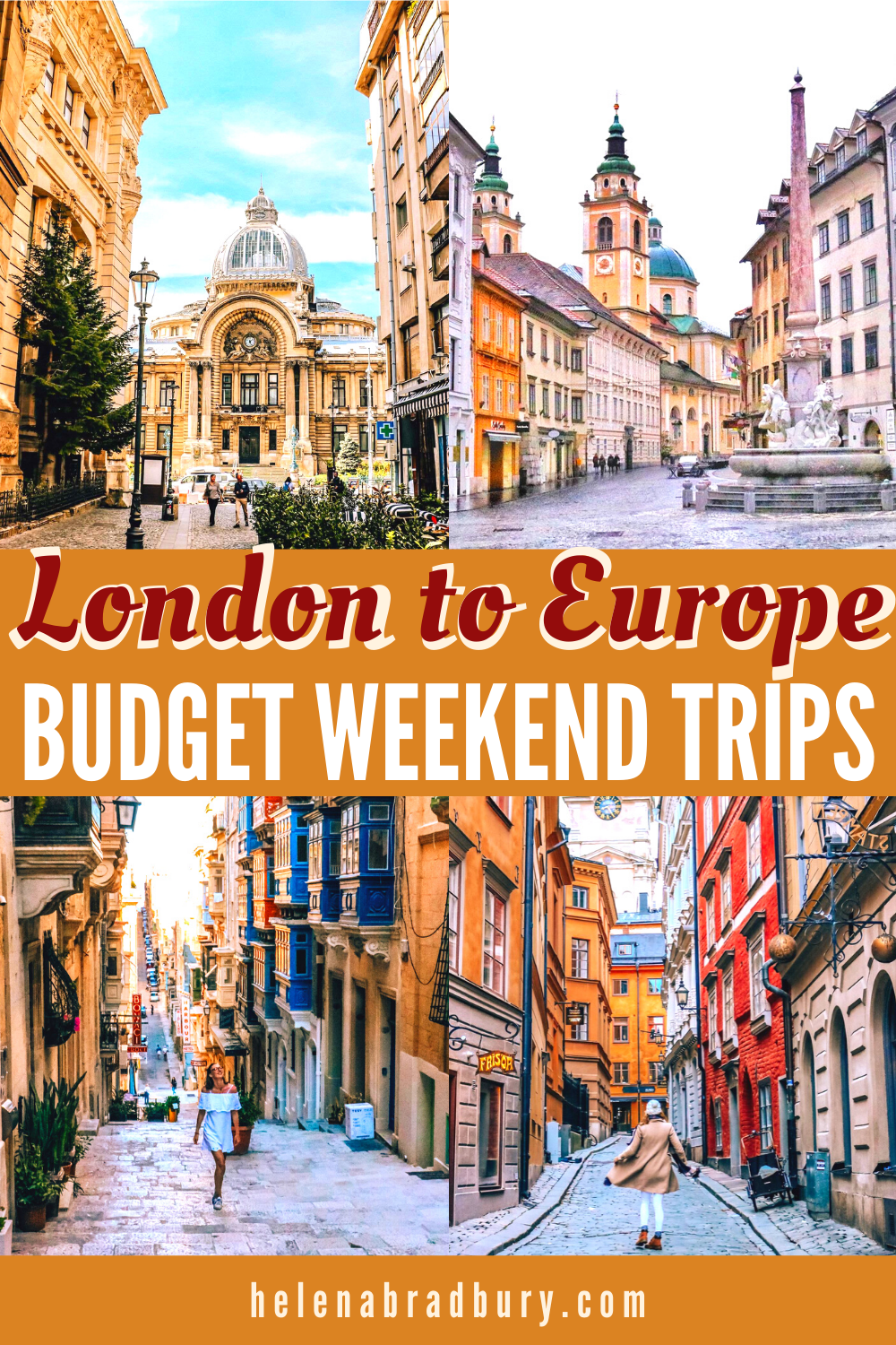 Living in the UK makes it ideal for quick trips to Europe from London on the weekend. Use this guide to plan the best cheap weekend breaks to Europe from London | weekend getaway ideas europe | weekend getaway ideas cheap europe | best europe weeken…