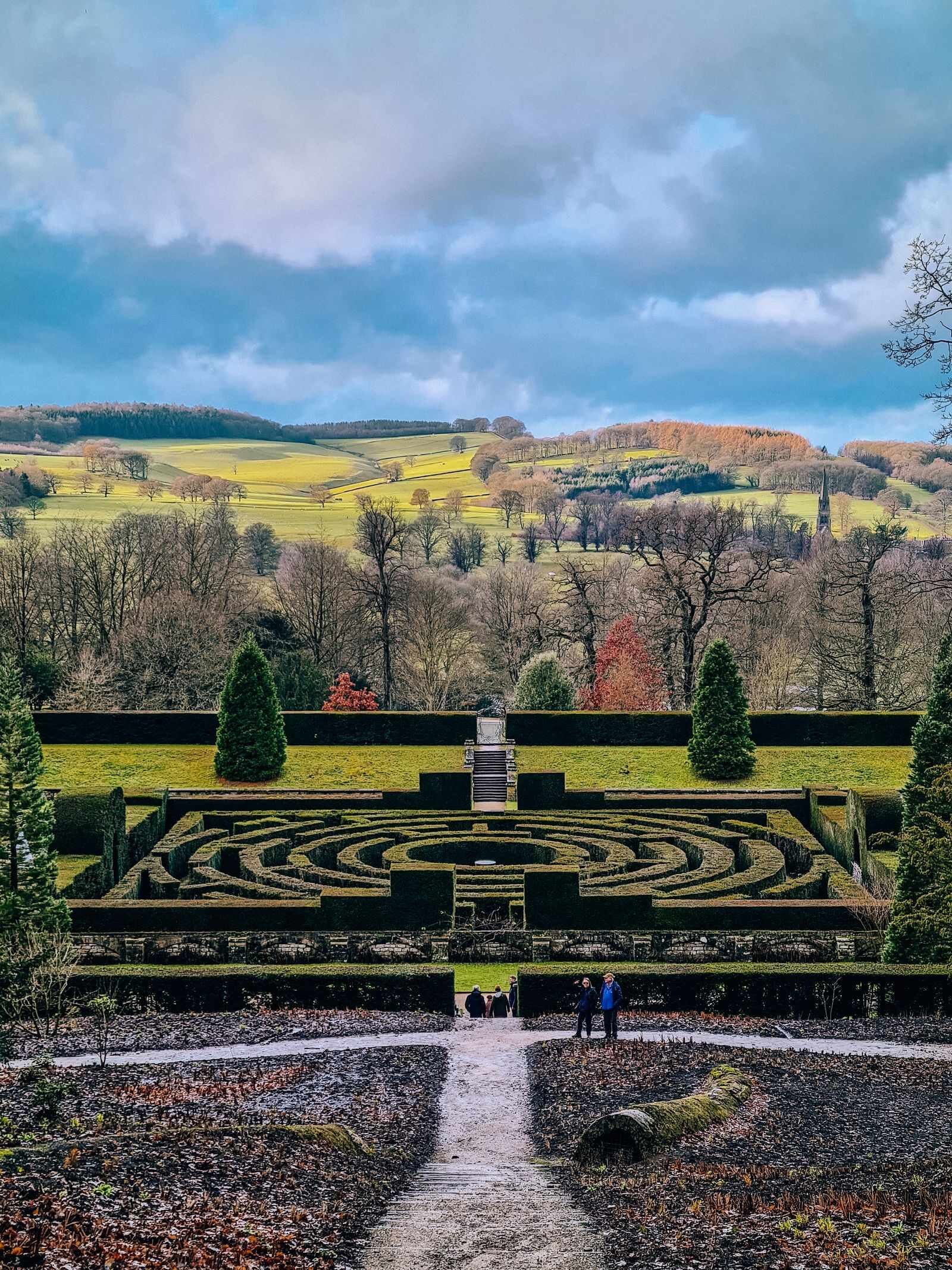 Chatsworth House and Gardens maze