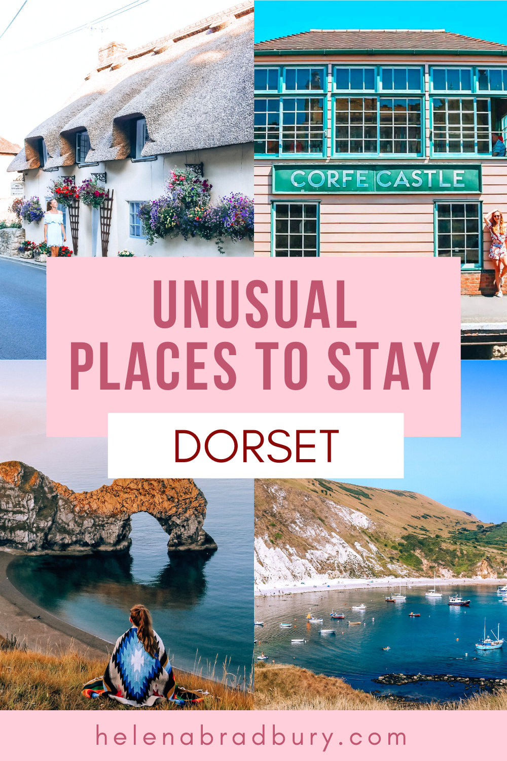 Dorset is home to the spectacular Jurassic Coast in England, with sandy beaches and plenty to do, it’s perfect to plan a uk summer break to one of these quirky places to stay in Dorset | south coast of england | england south coast | dorset england …