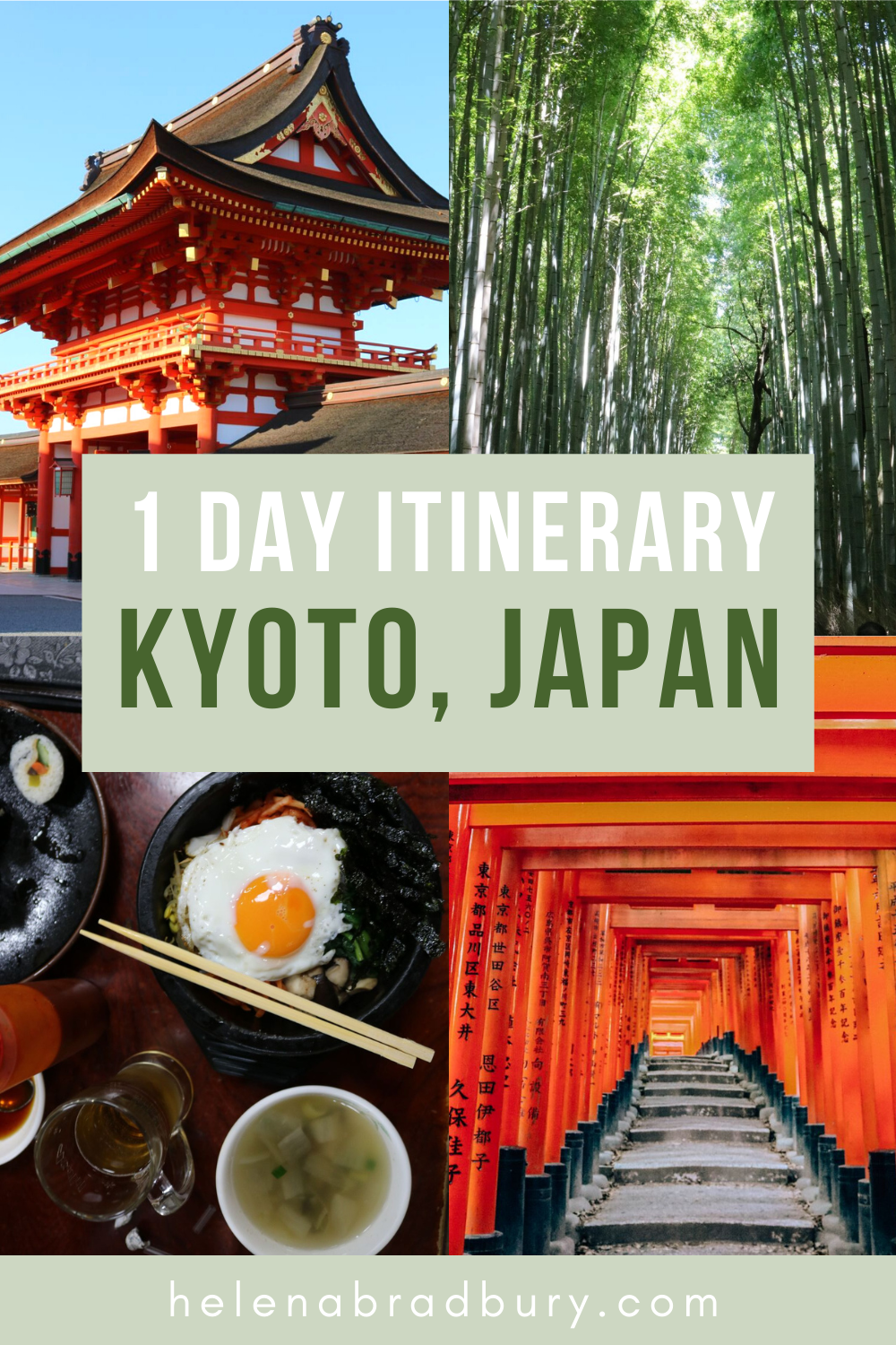 One day in Kyoto itinerary