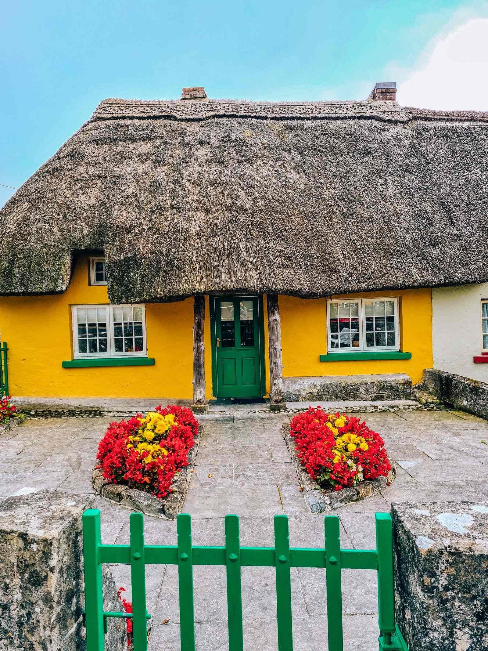 Yellow house in Adare