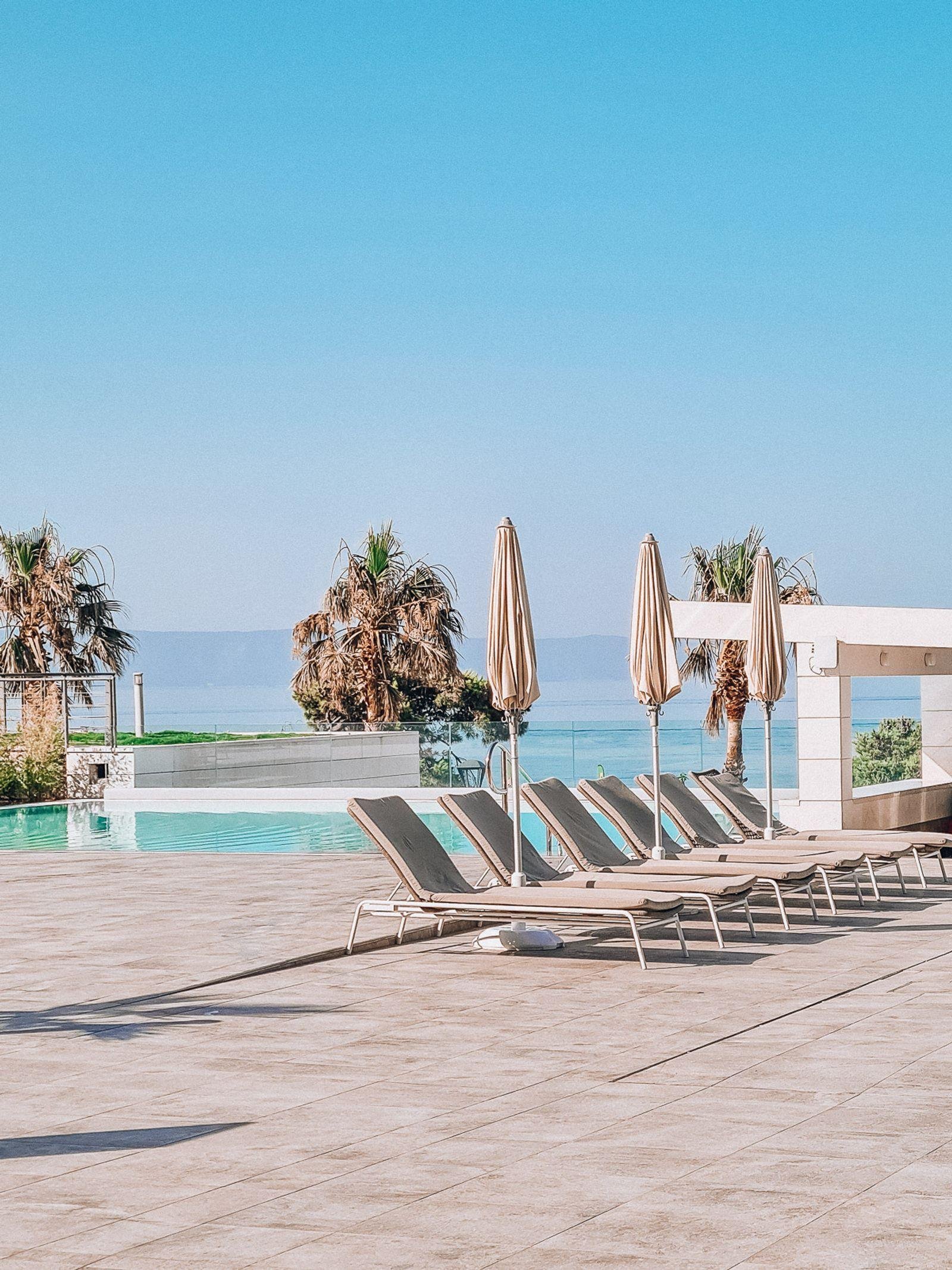Poolside at Aminess Khalani Beach Hotel