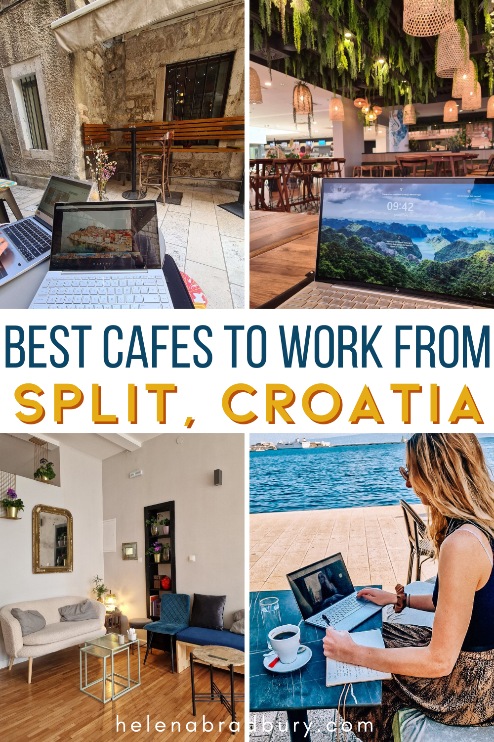 Find the best places to work from in Split, Croatia and the best digital nomad friendly cafes in Split. | split croatia digital nomad | laptop friendly cafes split croatia | where to work in split croatia | remote work cafes split | cafes for digital