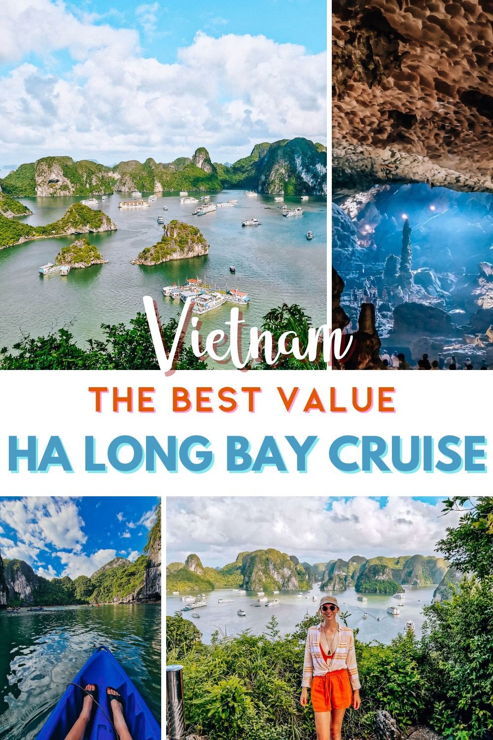 If you’re looking for the best Halong Bay cruise on a budget, this overnight cruise is the best value for money to see the famous Ha Long Bay: visit caves and beaches, go hiking and kayaking, plus all your meals, accommodation and transport are inclu
