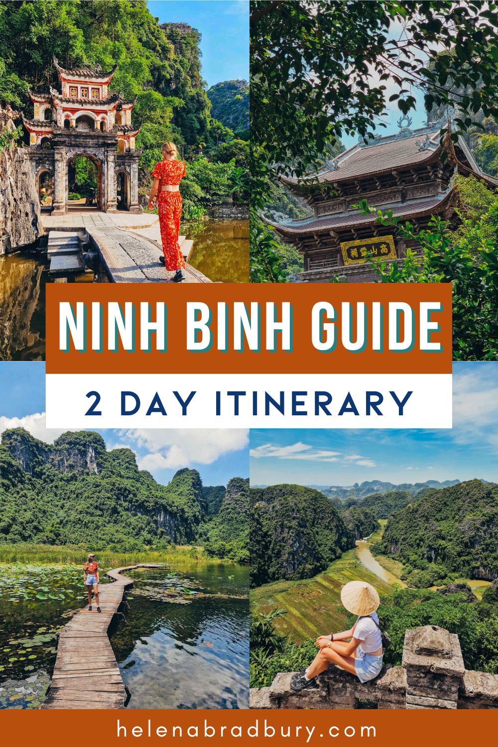 Don’t skip Ninh Binh in Vietnam! Plan your Ninh Binh itinerary with this 2 day guide to the best things to do in Ninh Binh, where to eat and how to get there from Hanoi | 2 day itinerary Ninh Binh | ninh binh two day itinerary | ninh binh itinerary 2