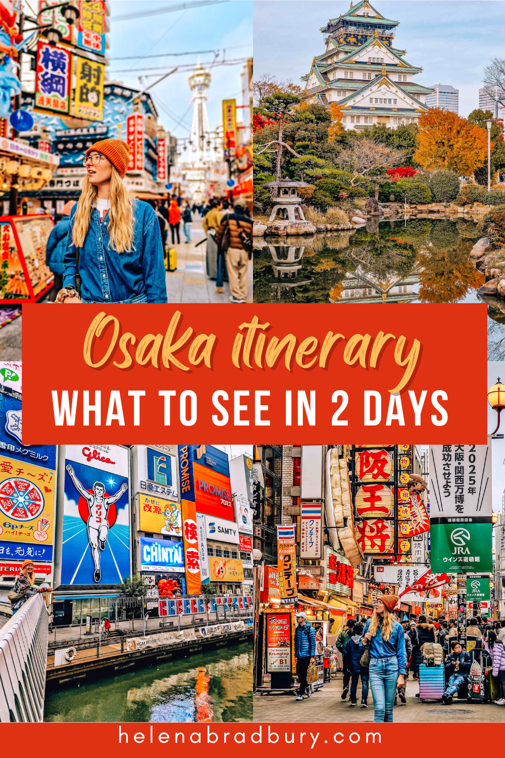 Make the most of your time in Osaka with this 2 day Osaka itinerary and travel guide. With the best places to visit in Osaka, our favourite Osaka restaurants and food to try, plus hidden gems in Osaka! | 2 days Osaka itinerary | 2 day itinerary osaka