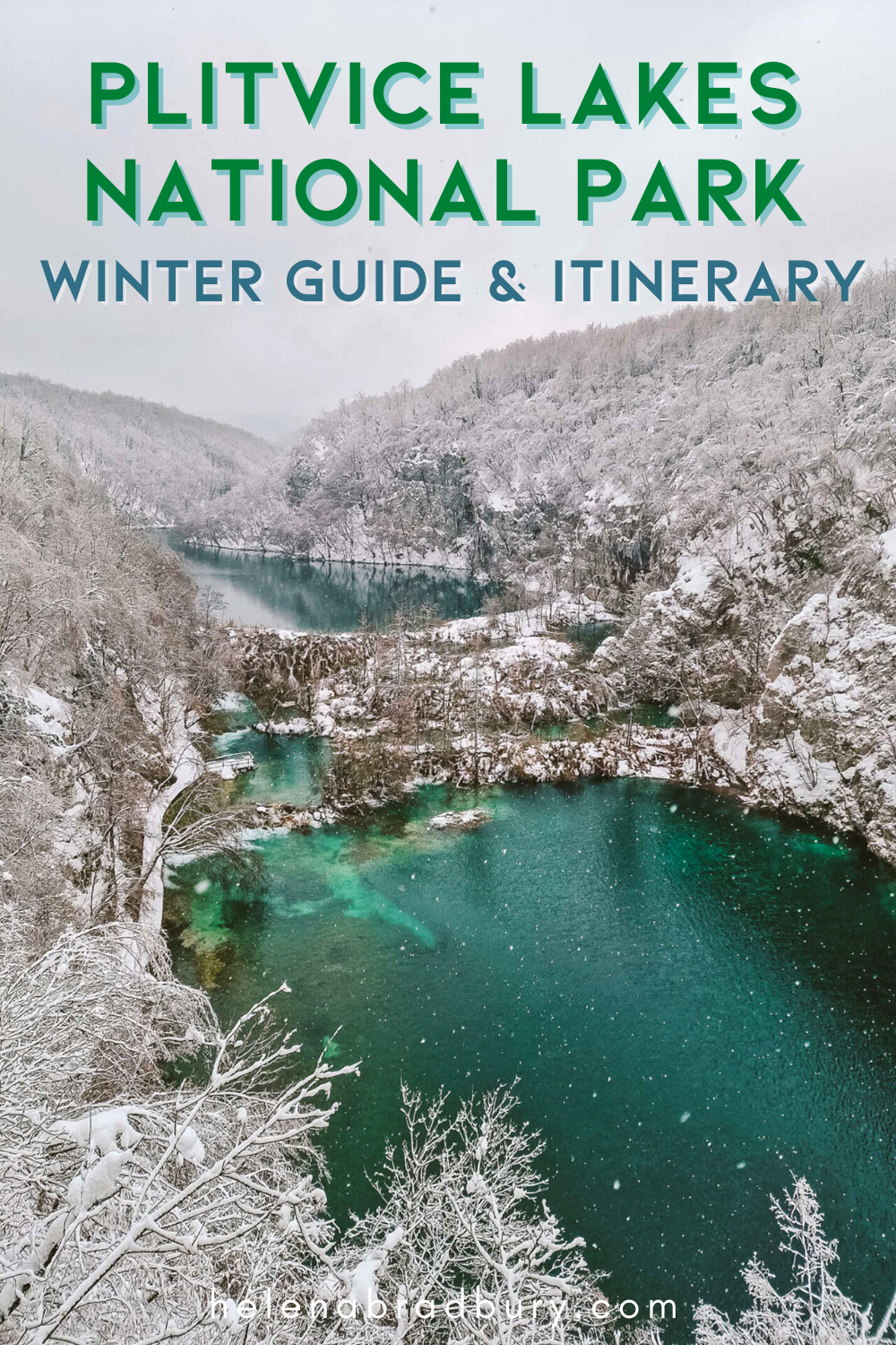 Most people don’t consider visiting Plitvice National Park in winter, but here’s why you should! Plan a snowy getaway with this Plitvice Lakes winter guide. Snow hikes, deer feeding and mythical villages - Croatia isn’t just a summer destination | pl