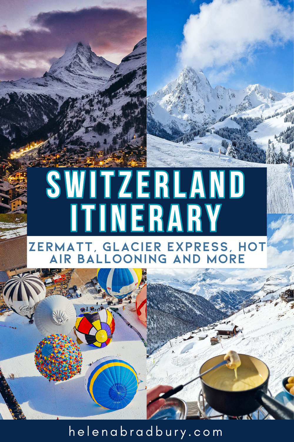 10 day Switzerland winter itinerary for non-skiers