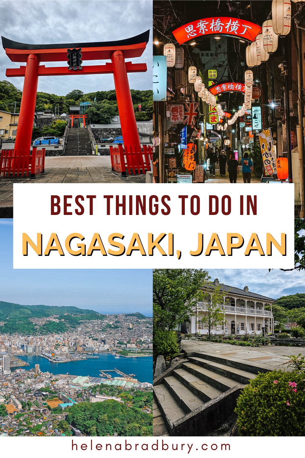 Plan what to do in Nagasaki with this Nagasaki itinerary, including the best museums, food spots, best views, shrines to visit, where to stay and how to get around! | nagasaki 2 days | nagasaki 2 day itinerary | nagasaki itinerary 2 days