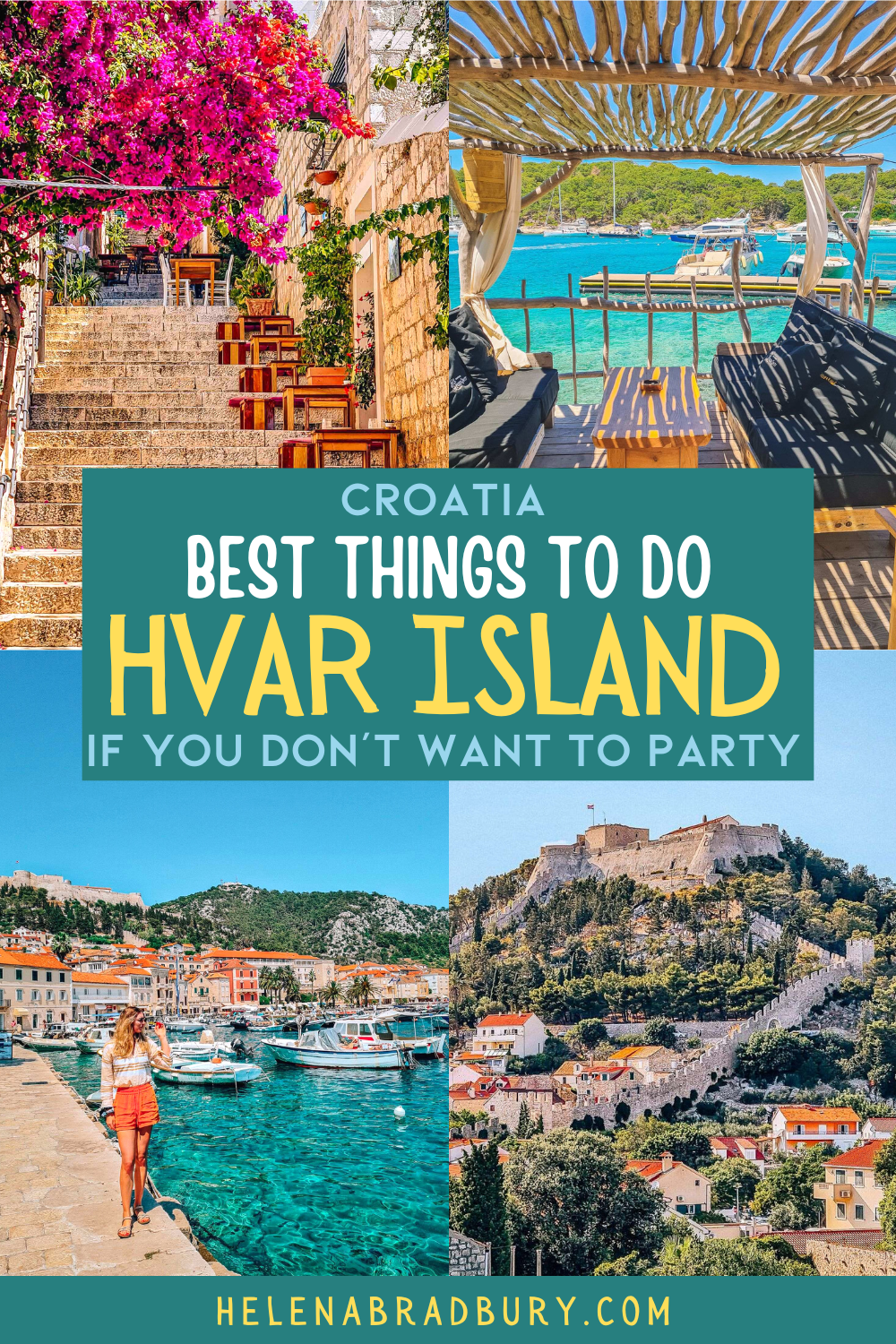 The ultimate guide to the best things to do on Hvar island if you don’t want to party! From beaches to wineries to hiking trails, discover more of Hvar, Croatia beyond the nightlife associated with the island. | best things to do in hvar | hvar islan