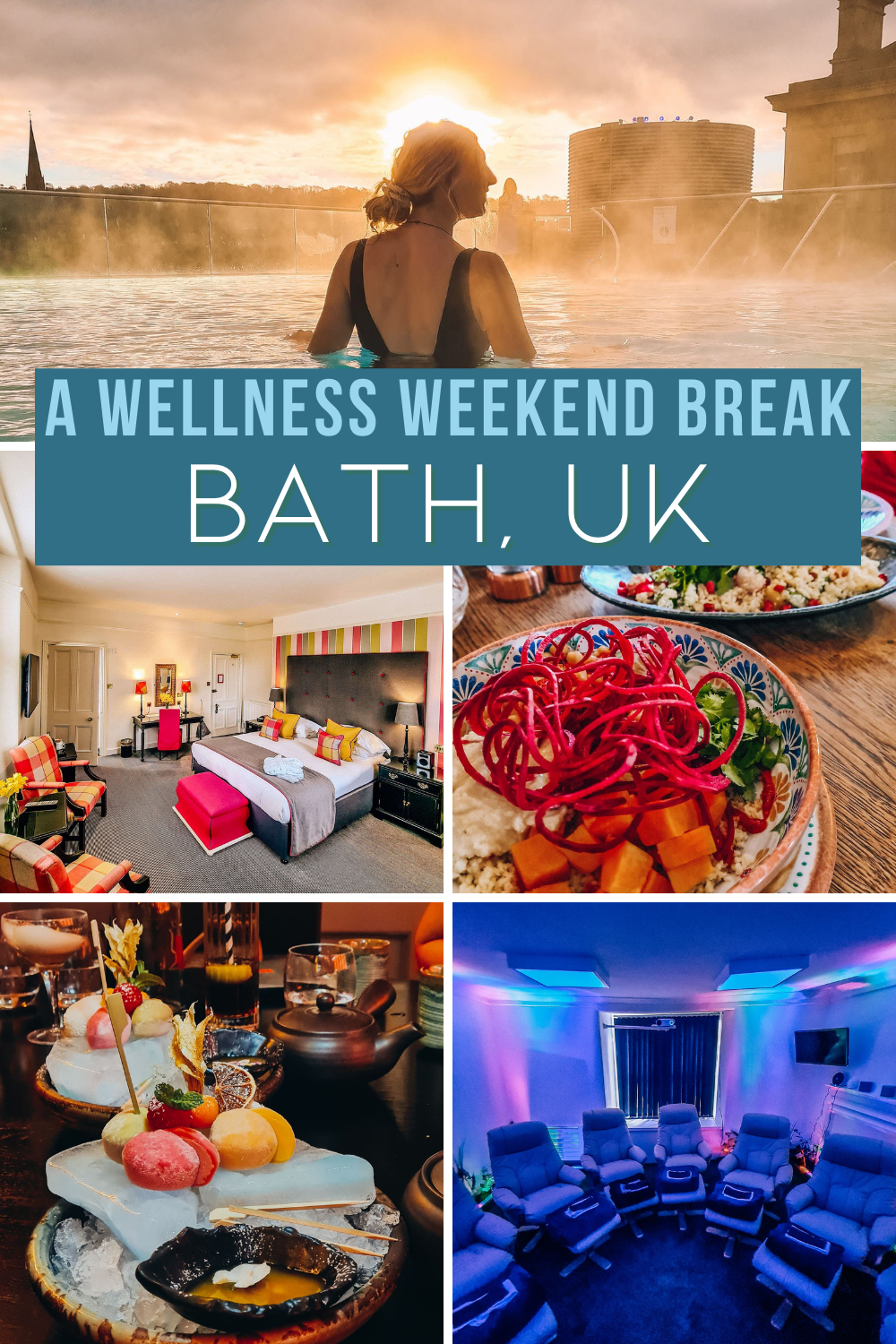A weekend in Bath England is the perfect option for a UK city break. From hot spring spas to boutique hotels and restaurants, this is the ultimate wellness weekend in Bath itinerary for a restorative stay. | best uk city breaks | wellness retreat uk