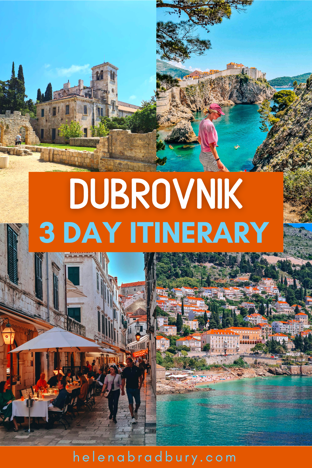 Discover this stunning ancient Adriatic city with this Dubrovnik itinerary for 3 days in Dubrovnik. Find out how much time to spend in Dubrovnik and the must do activities in Dubrovnik in 3 days. | 3 days dubrovnik | dubrovnik 3 days | dubrovnik croa