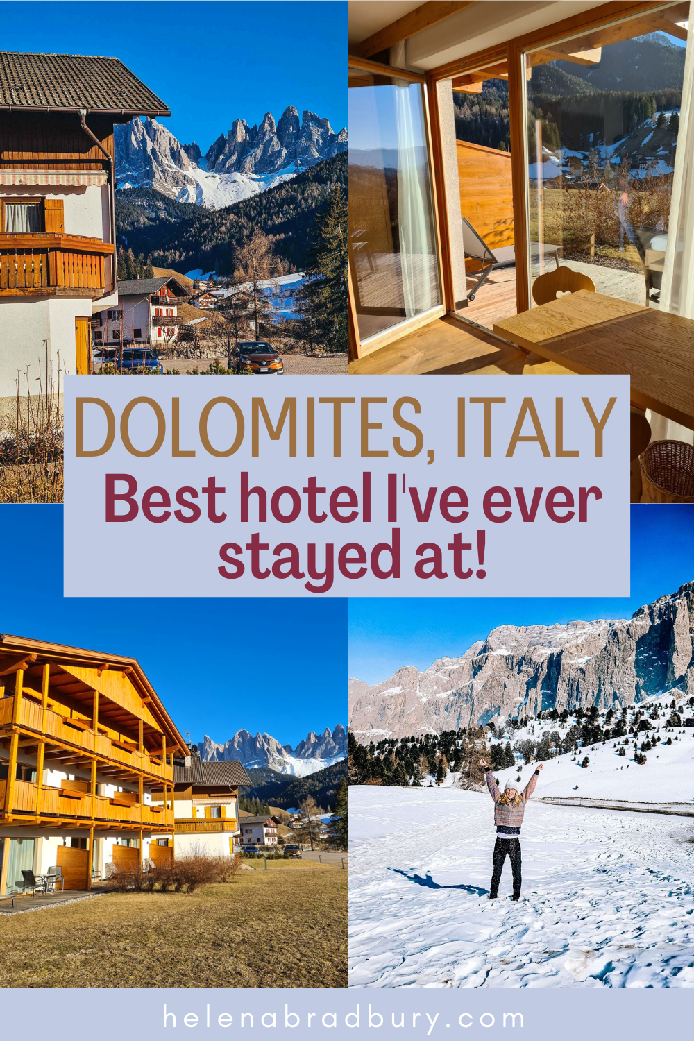 This Dolomites hotel is the best hotel I’ve ever stayed in! If you’re planning where to stay in the Dolomites or the best places to stay in the Dolomites for non-skiers, this one is for you | dolomites italy where to stay | dolomites where to stay |