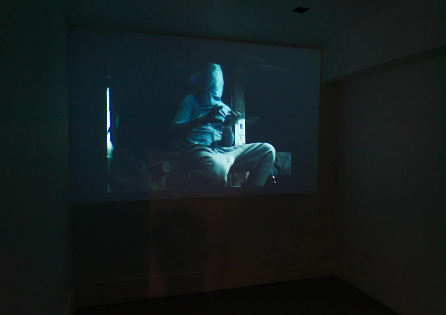 False Flag installation shot. Harry Dodge and Stanya Kahn, All Together Now (2008). Color video with sound. Credit: Object Studies.