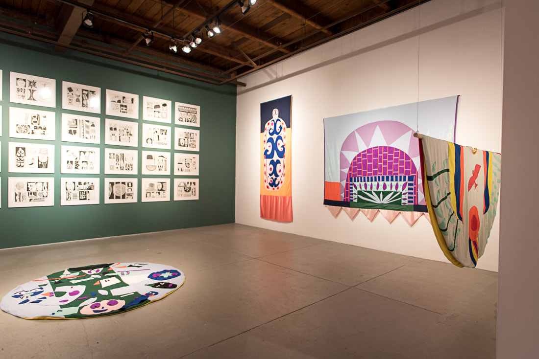 Megan Craig, Shields installation view at Real Art Ways, Hartford, CT. April - June 2018. Photographer: Stephanie Anestis .