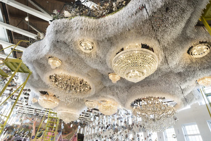 Nick Cave, Until (2016) installation view, MASS MoCA. Photo by James Prinz, courtesy of MASS MoCA.