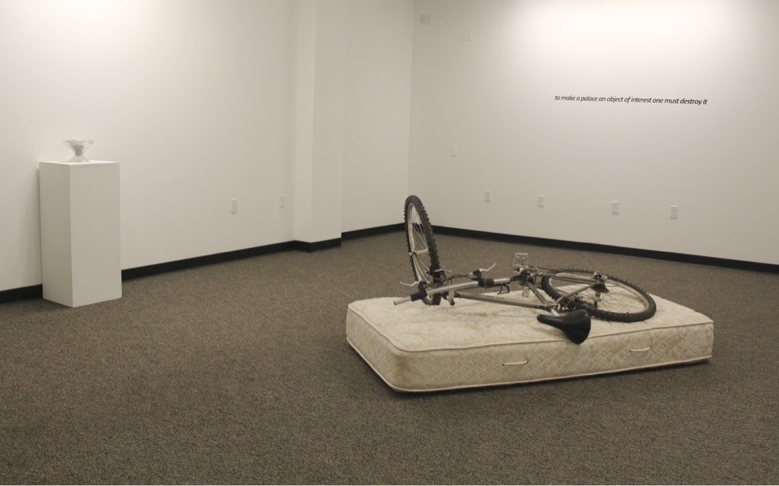Installation View, Silence Like Lasagna , Middlesex Community College. Photo courtesy of the artist.