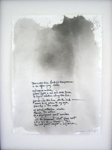 Chiaroscuro, 2 a.m. (2019). Ink and washi, Fiona Sze-Lorrain and Fritz Horstman. (photo© Sze-Lorrain)