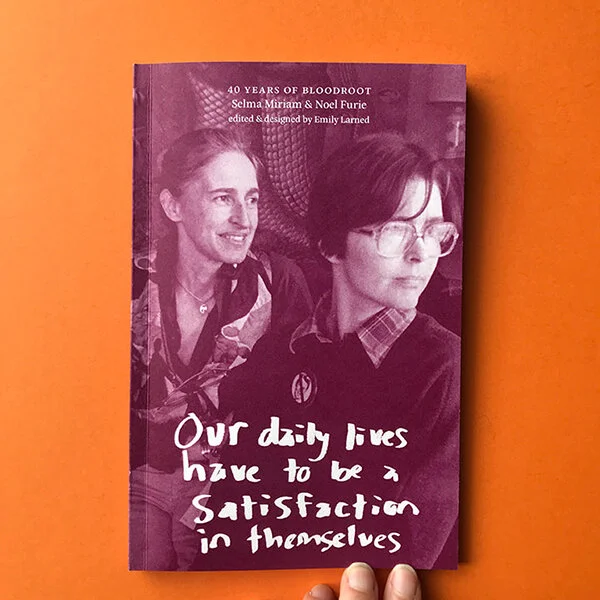 Emily Larned, Our daily lives have to be a satisfaction in themselves. Alder & Frankia Bookshoppe.