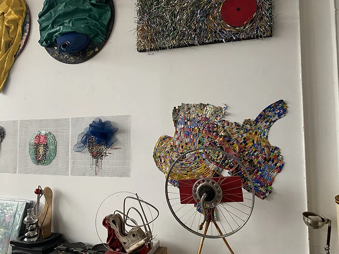 Adeniran’s Studio at Erector Square. November 2020. Credit: N. Herrans.