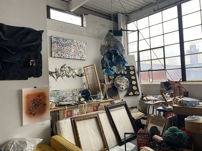 Adeniran’s Studio at Erector Square. November 2020. Credit: N. Herrans.