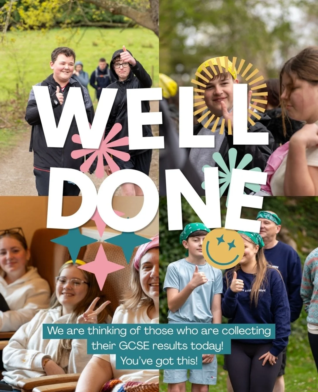 It&rsquo;s GCSE results day today and we&rsquo;re thinking and cheering on those who are collecting their results today. ✨