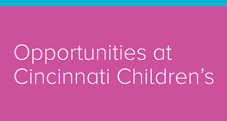 Jobs at Cincinnati Children's