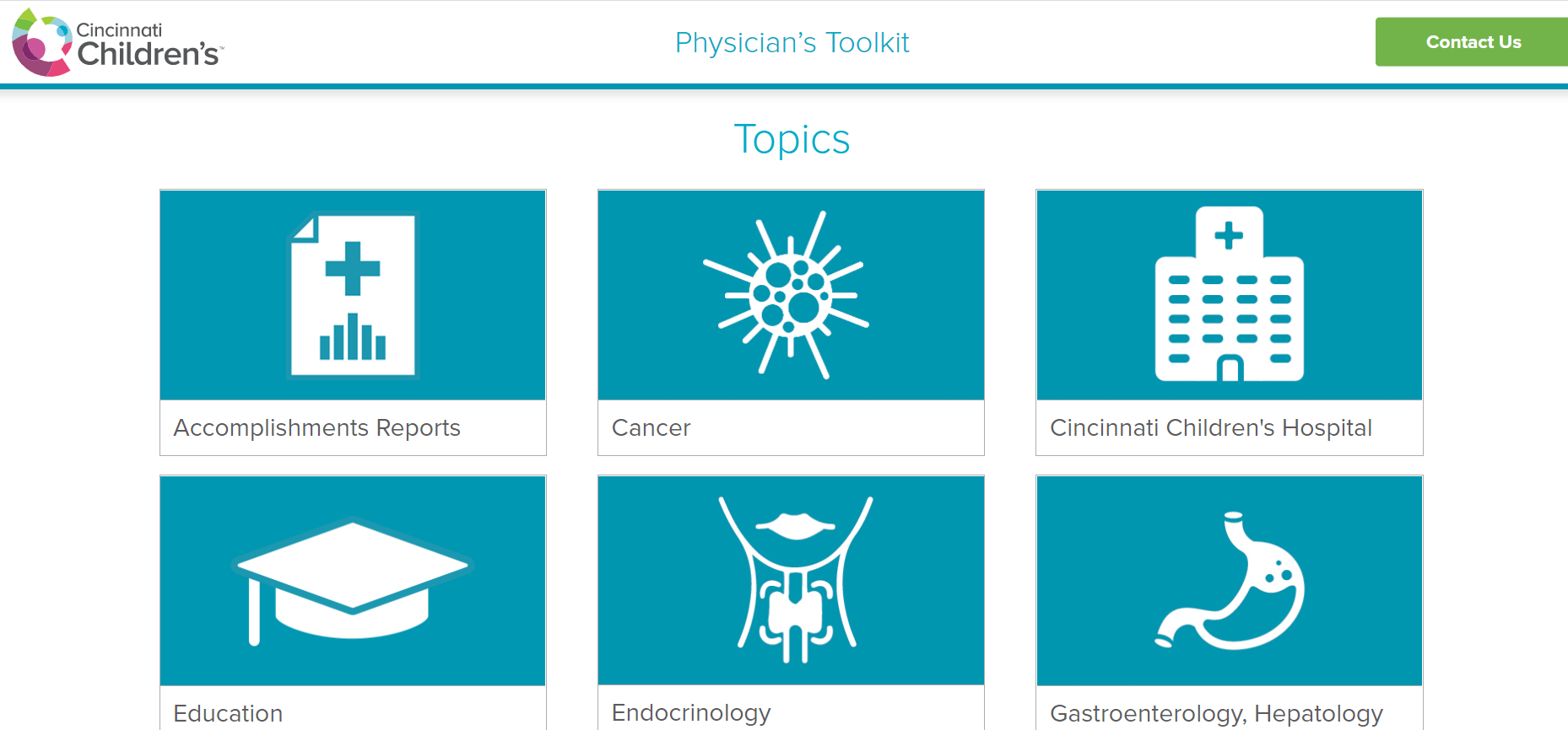Access our Physician's Toolkit