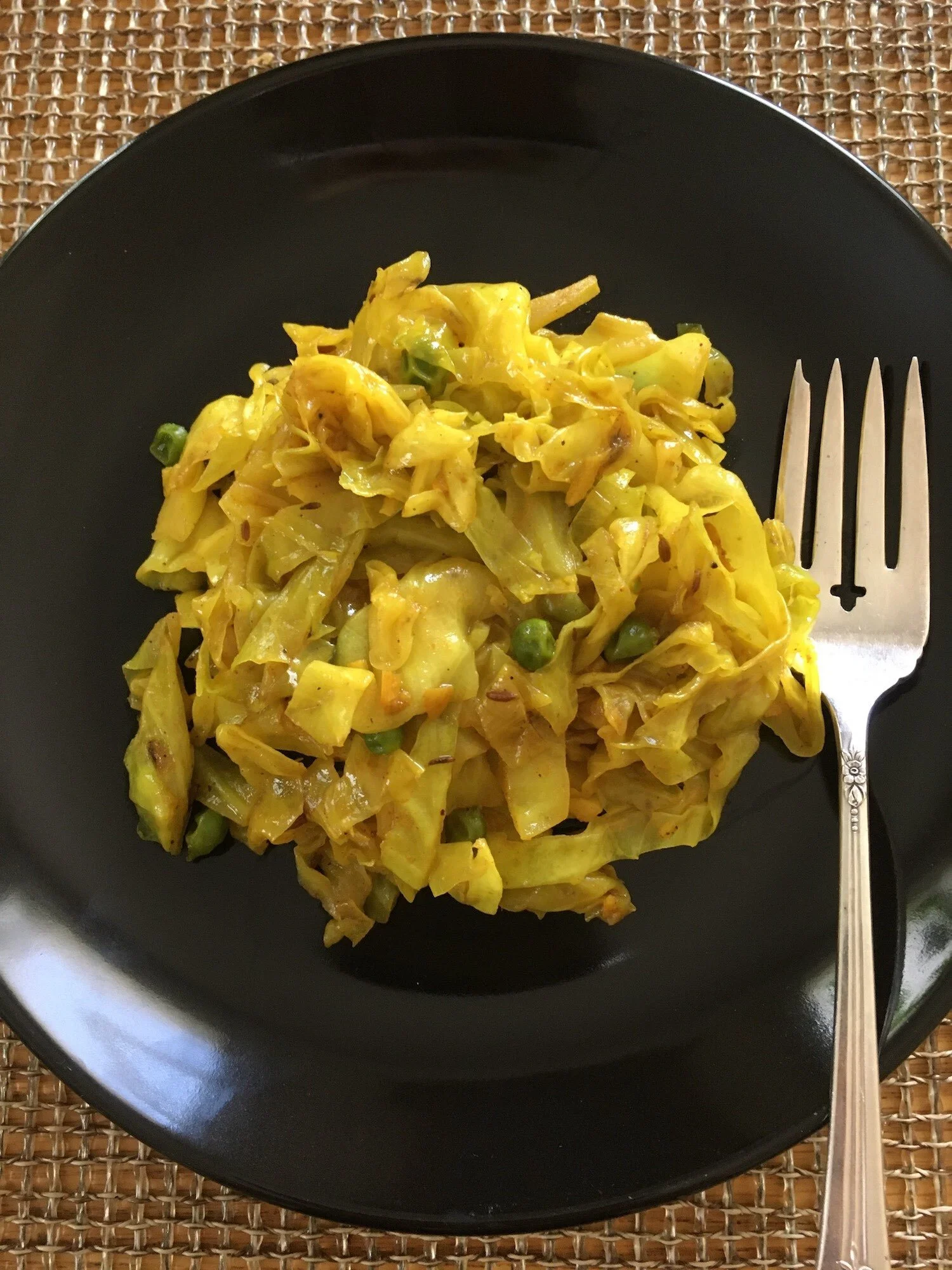 Cabbage in Turmeric-Infused Butter