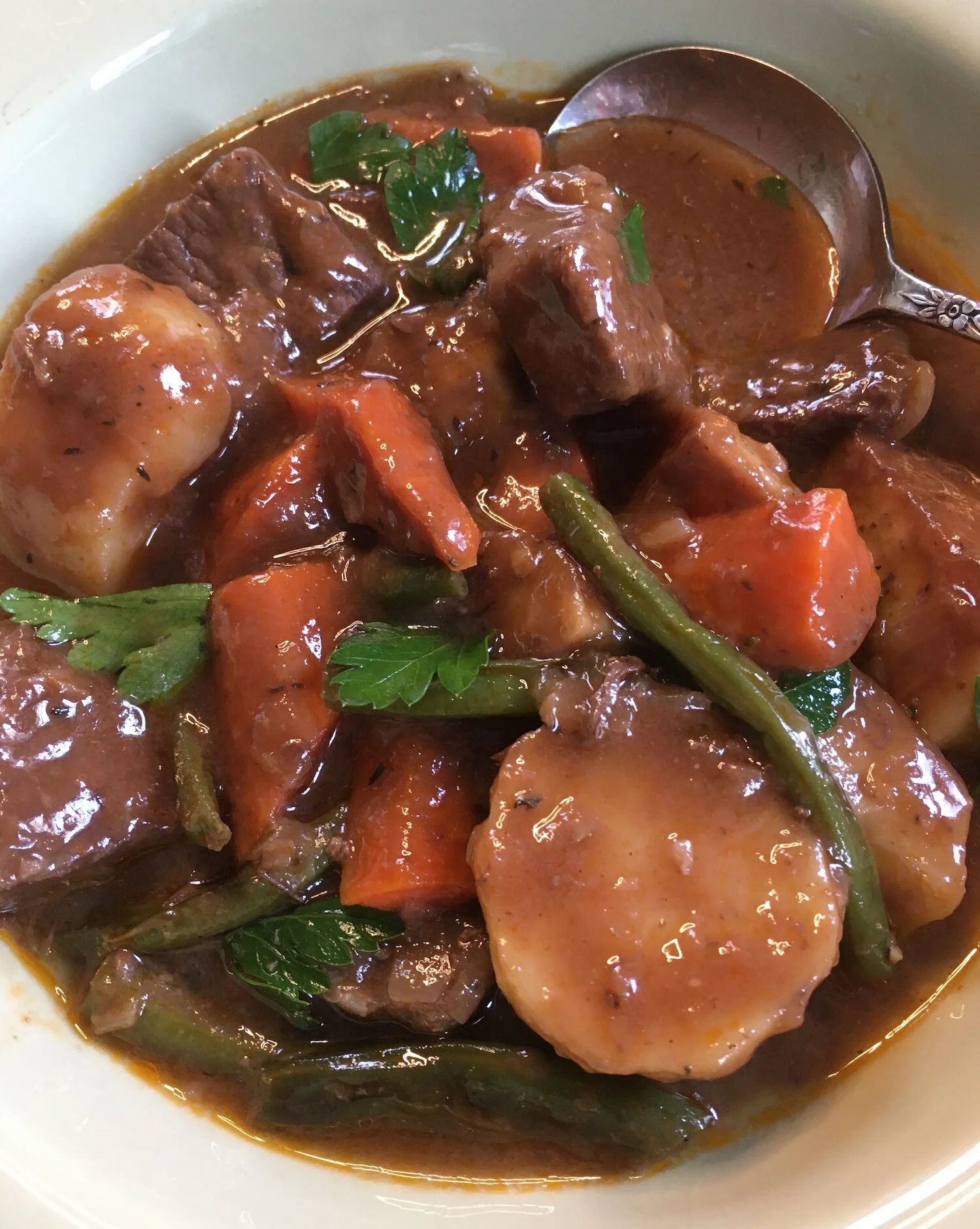 Beef Stew with Roasted Vegetables 