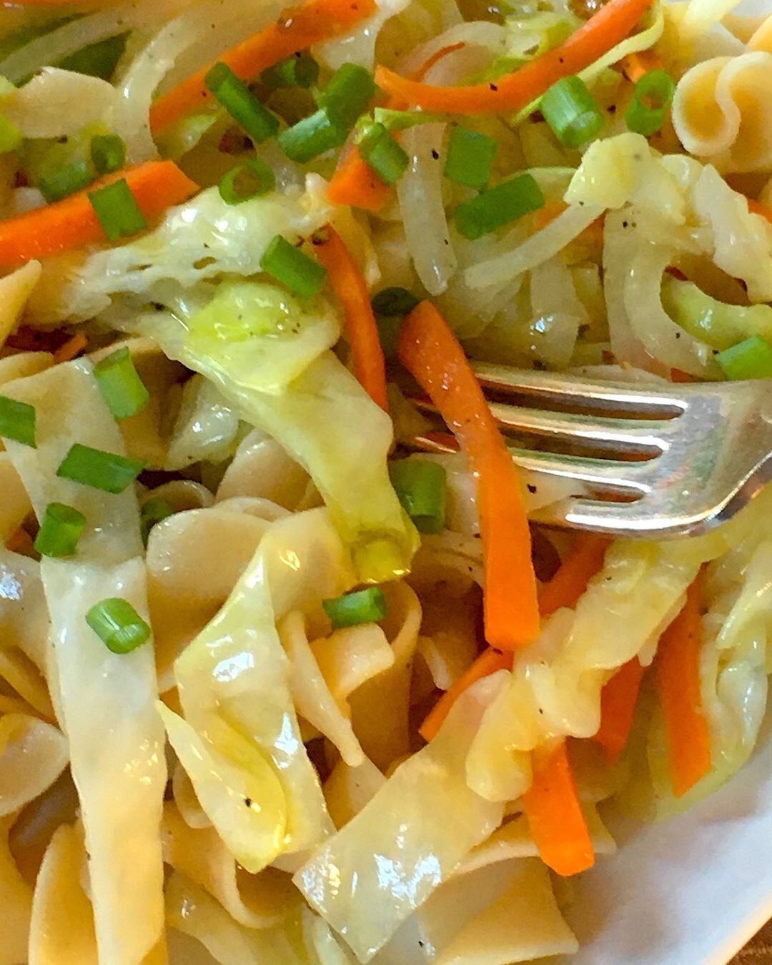 If you have cole slaw mix and noodles on hand, dinner is almost ready. Take a break from holiday festivities with our Recipe of the Week for Egg Noodles and Cabbage: this pantry meal offers a satisfying meal for one with just three ingredients--but y