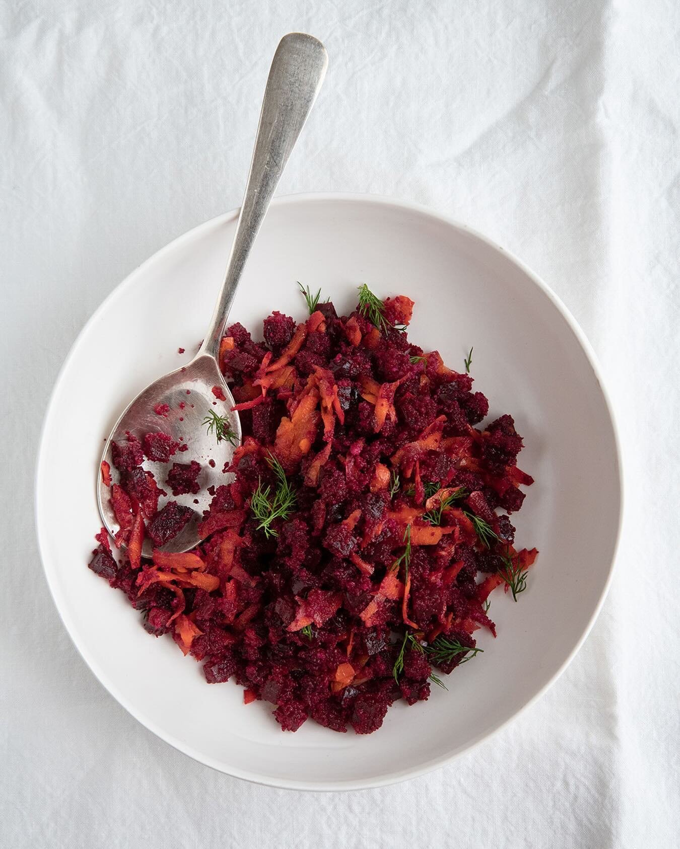 Make the most of hearty winter veggies with our Recipe of the Week for Beet and Fonio Salad with Pickled Carrots is by @ChefPIerreThiam from his book &ldquo;The Fonio Cookbook.&rdquo; It can be made ahead, because the balance of flavors and textures&