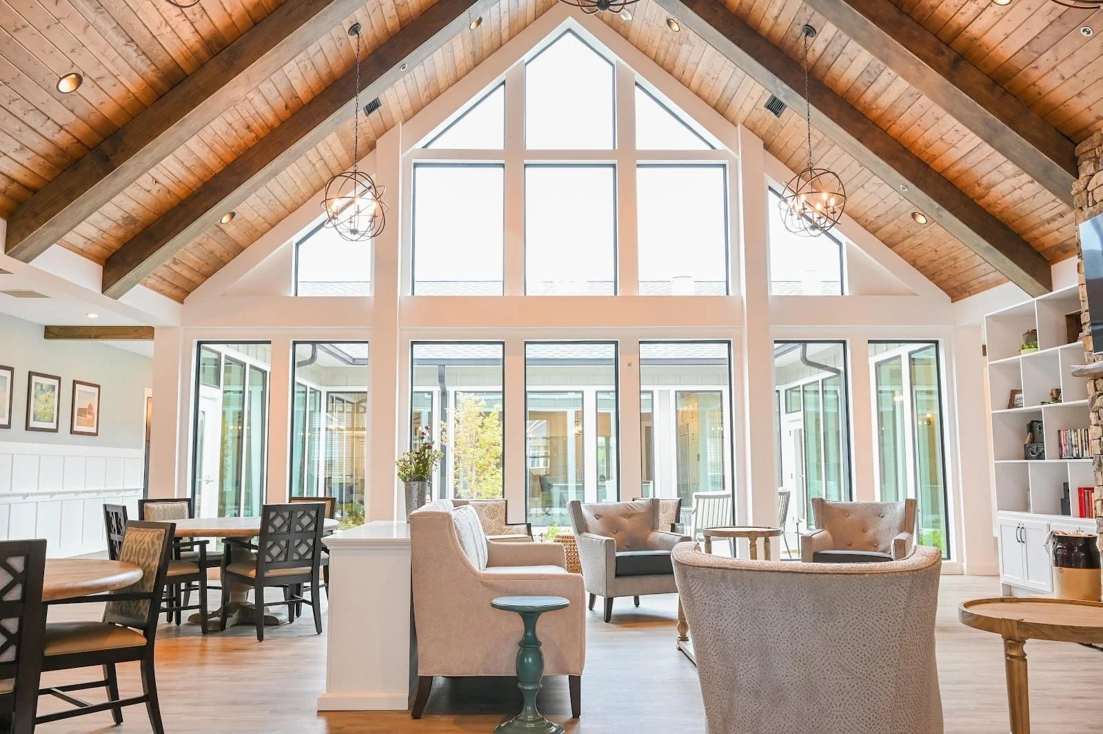 Beautiful natural lighting shines through at Remember Me Senior Care