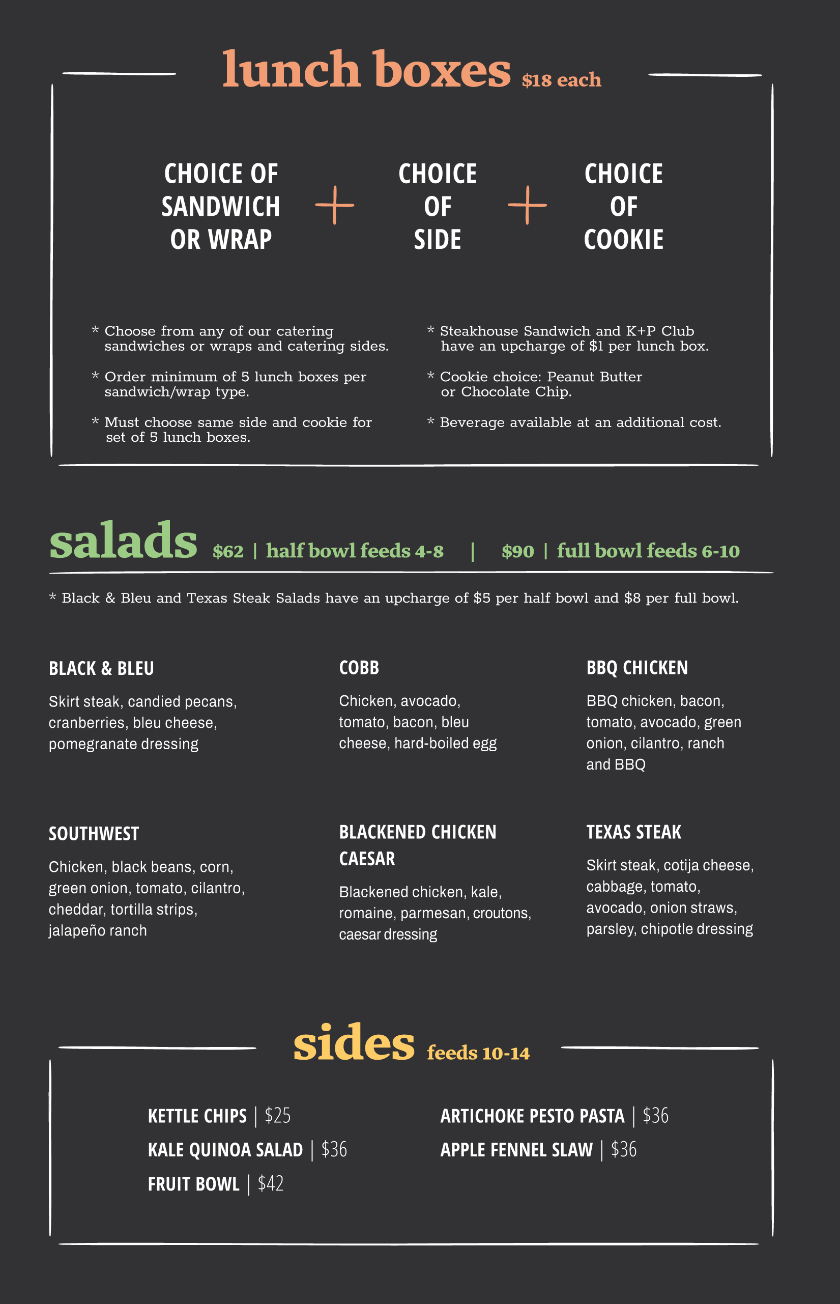 From The Hearth: Catering - Breakfast, Lunch, Drinks &amp; More