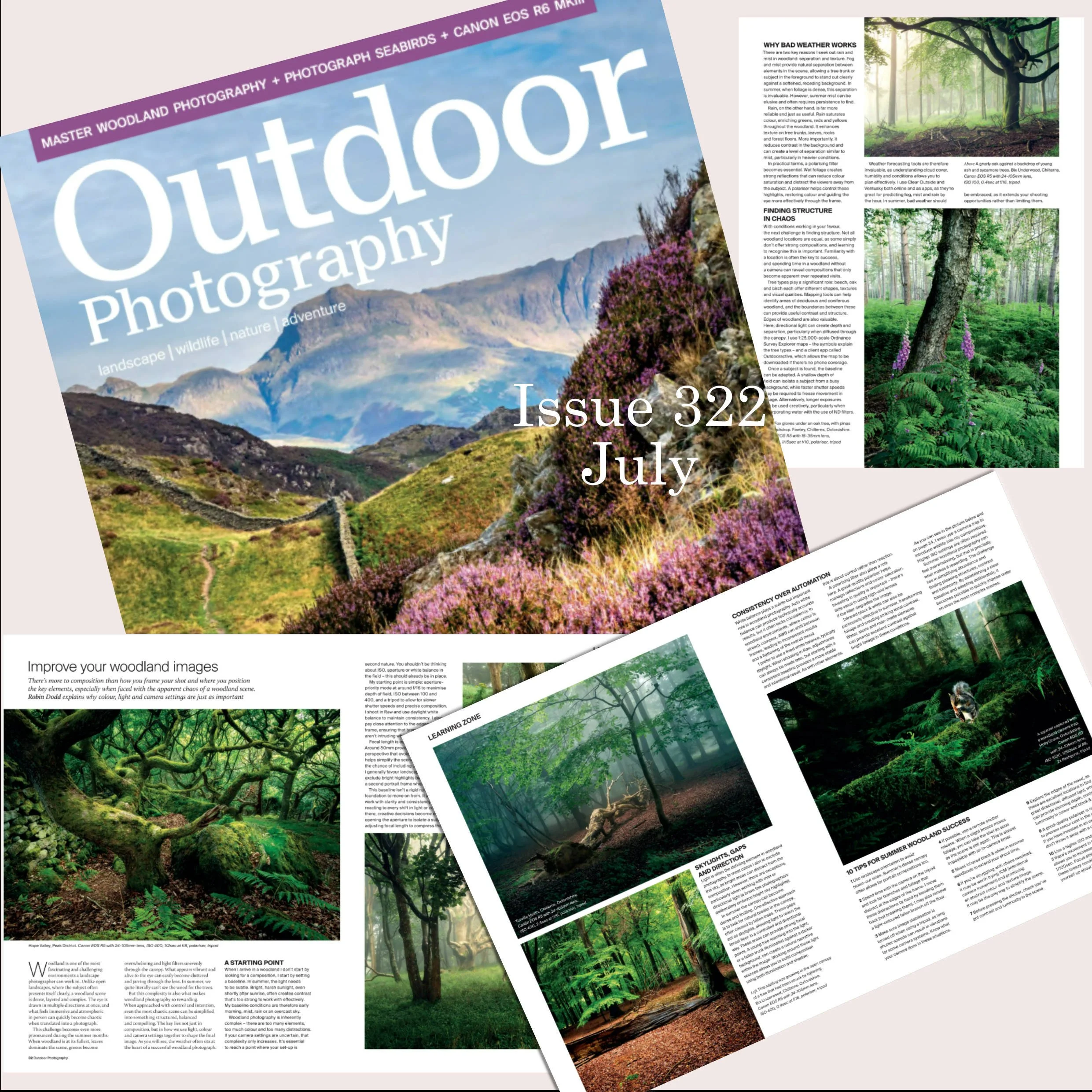 Outdoor Photography magazine cover