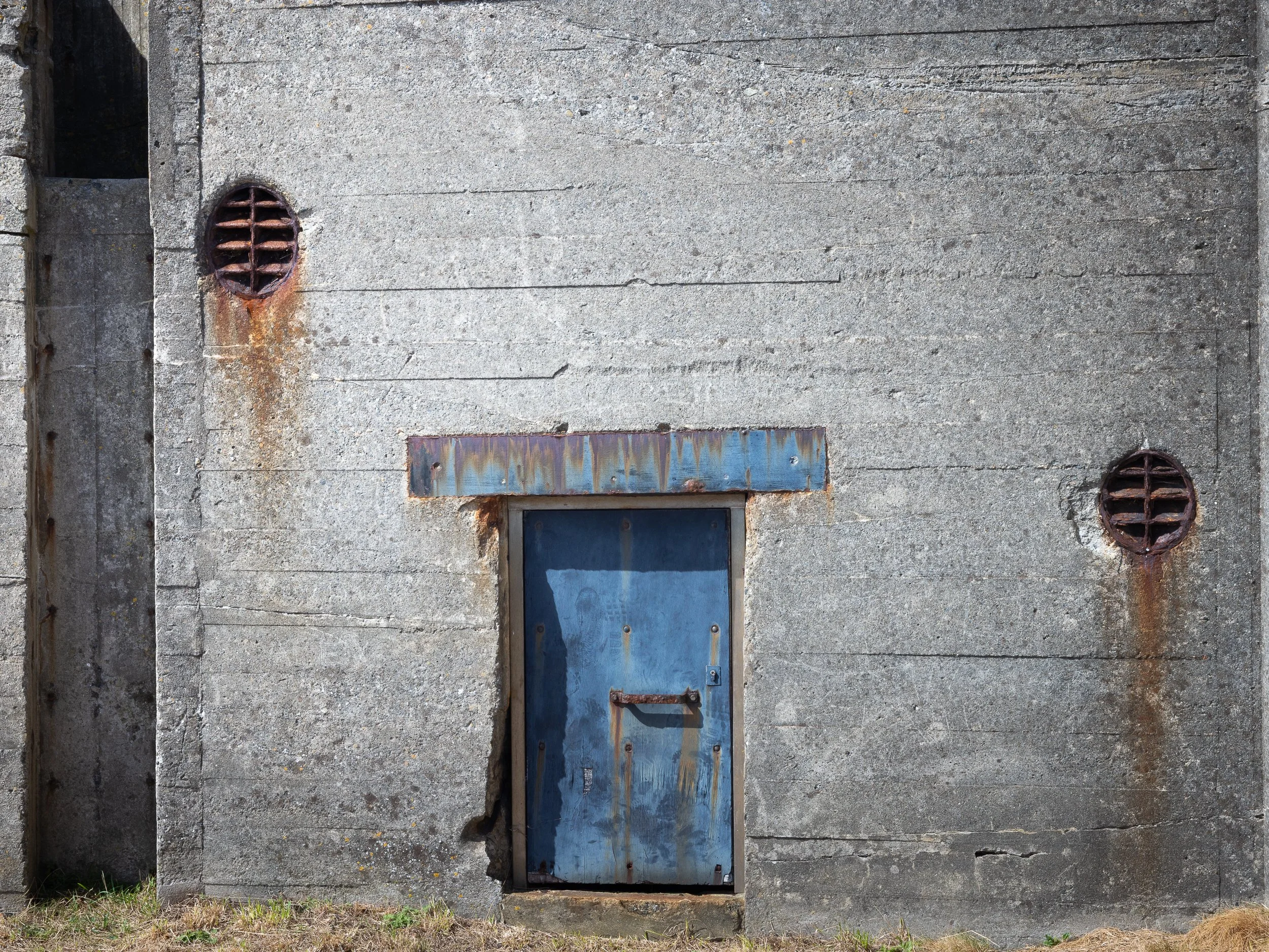 Second world war bunker in Guernsey in colour