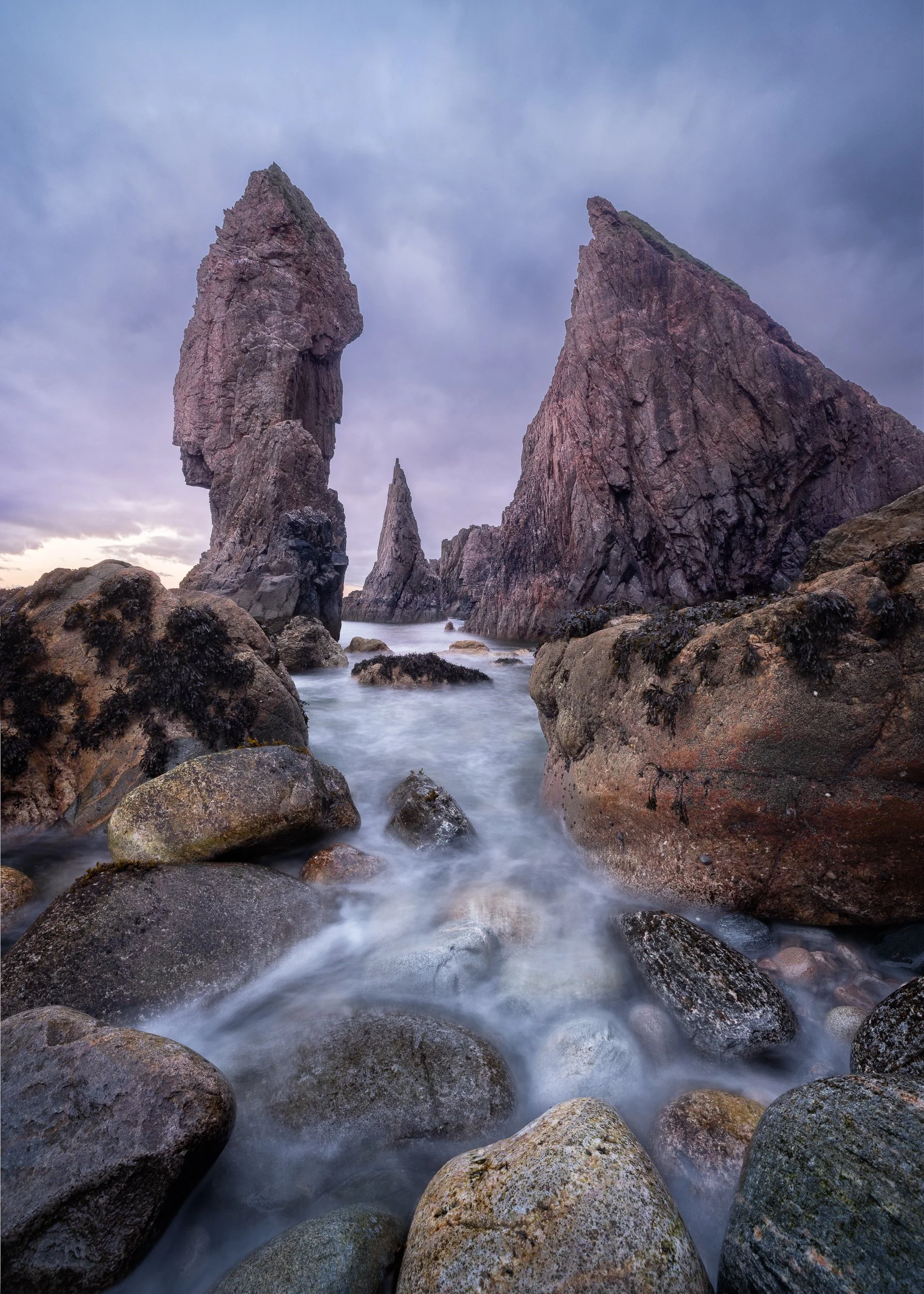 Isle of Lewis Mangersta Sea Stacks at sunset