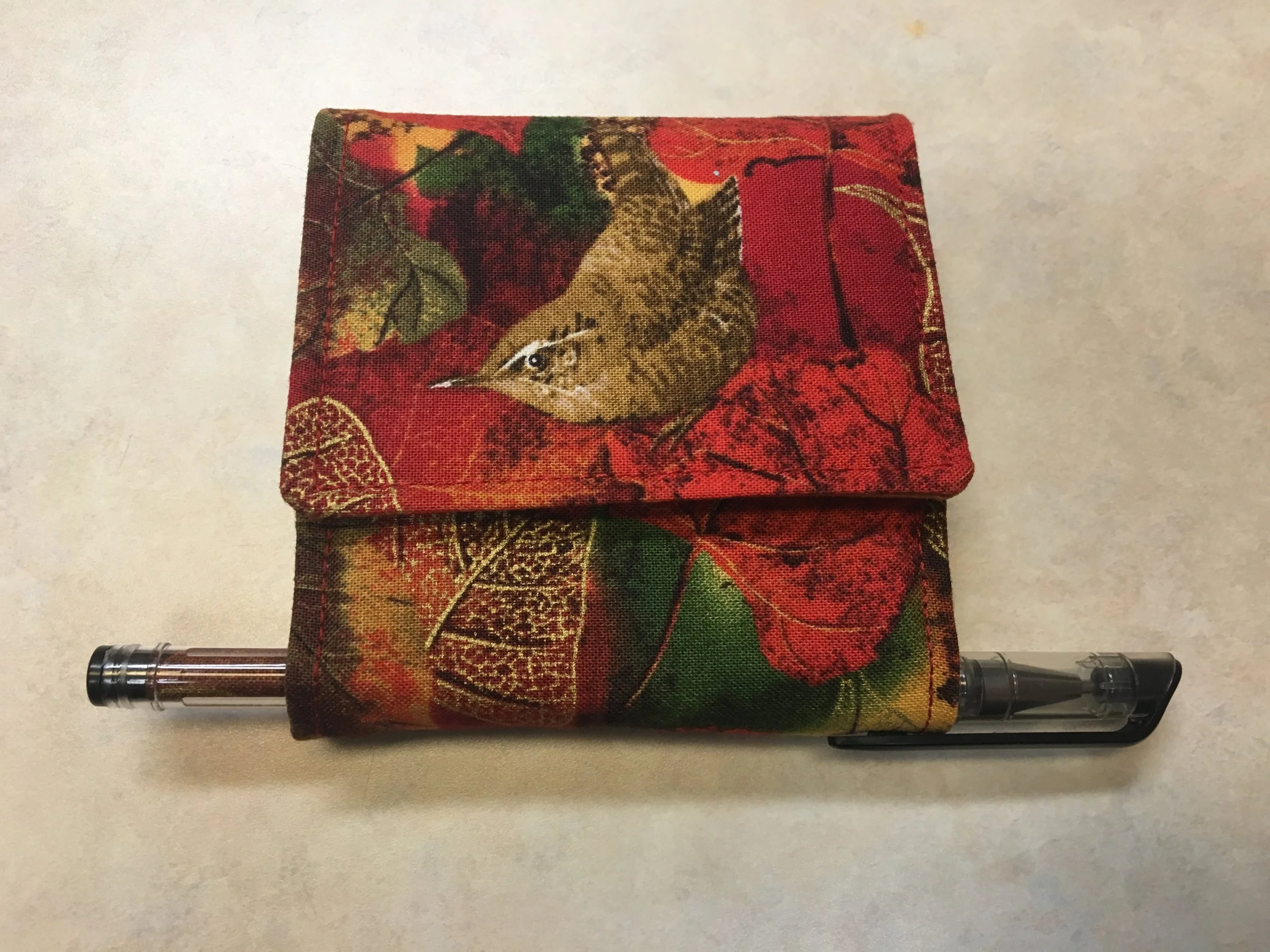 Custom Fabric Sticky Note Holder - Front