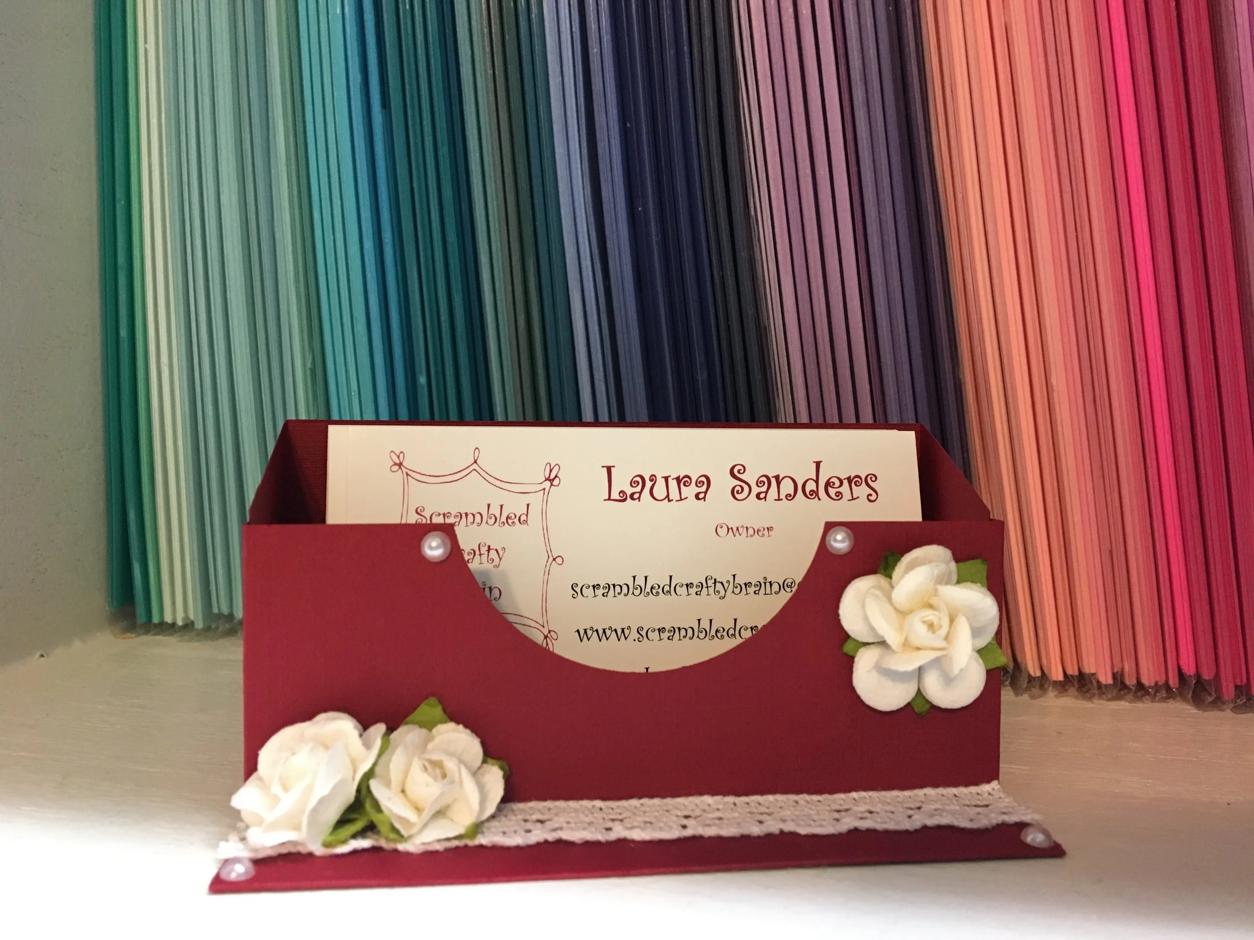 Custom Business Card Holder