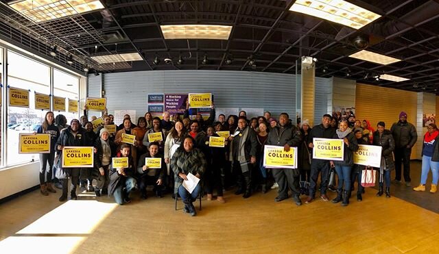 Over 50 UWF members and allies came out to support Lakesia for State Representative this morning. Our movement is fueled by union members, parents, teachers, and health care workers that are volunteering their time to elect a working class voice in S