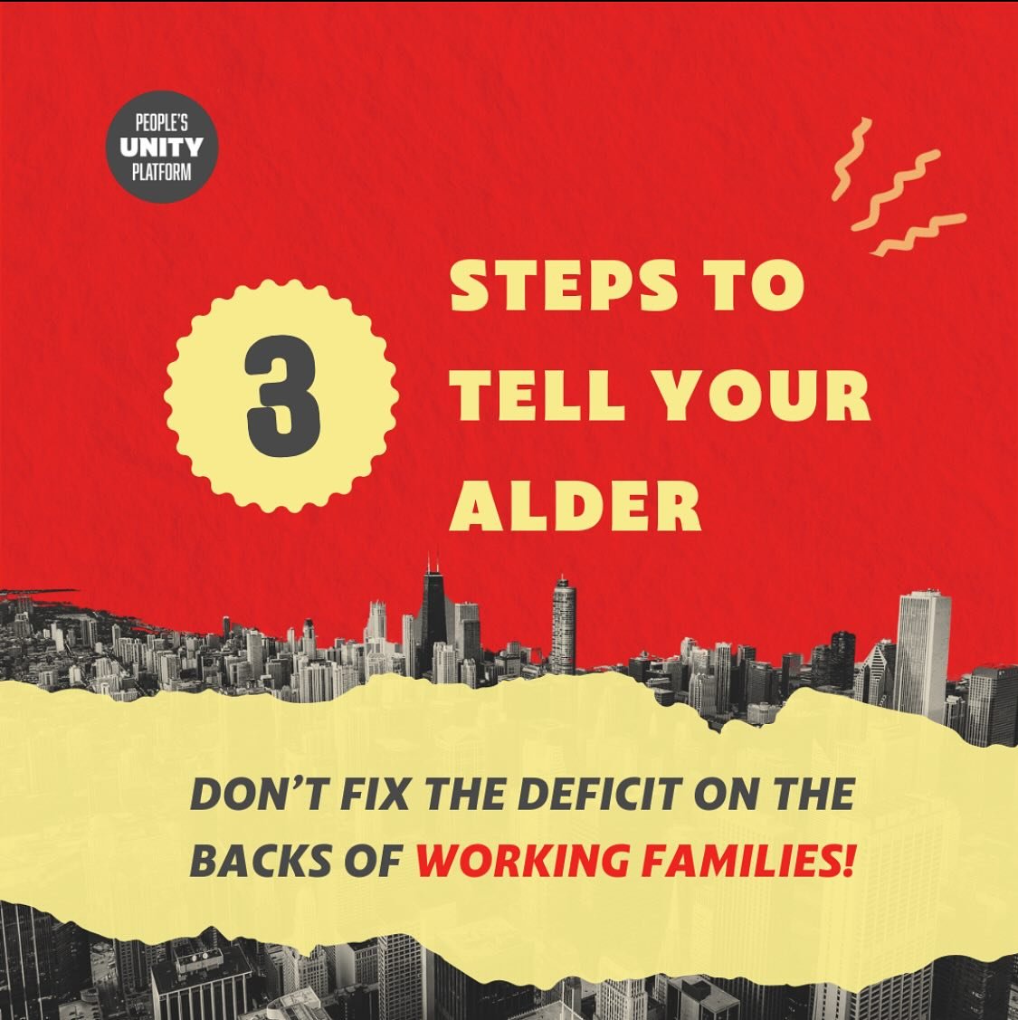 🚨Action Alert🚨 The rich must pay their fair share! Contact your alders to demand they take action and move forward with progressive revenue proposals to address the budget deficit. We can close the deficit WITHOUT further harming poor and working c