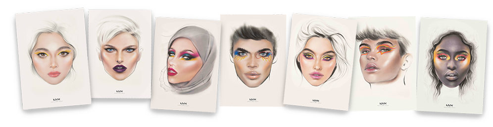 nyx-cosmetics-face-chart-templates-for-l'oreal