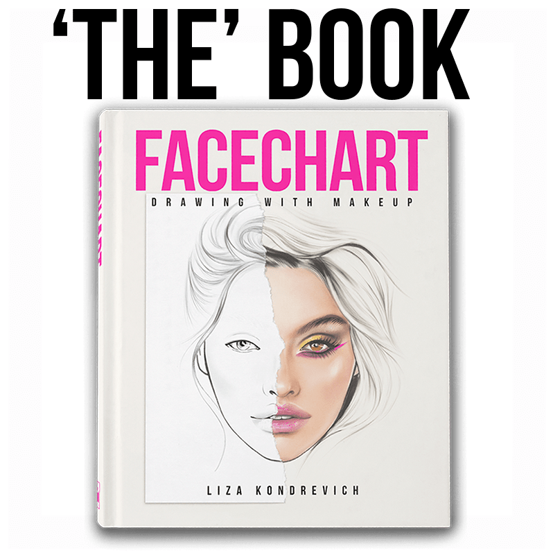 The book by liza kondrevich facechart drawing with makeup best book for makeup artists.png