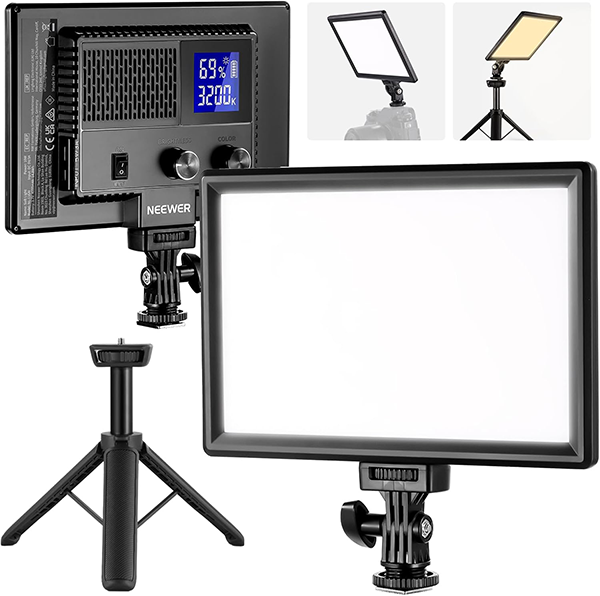 Video Light Panel (great for filming, adjustable brightness)
