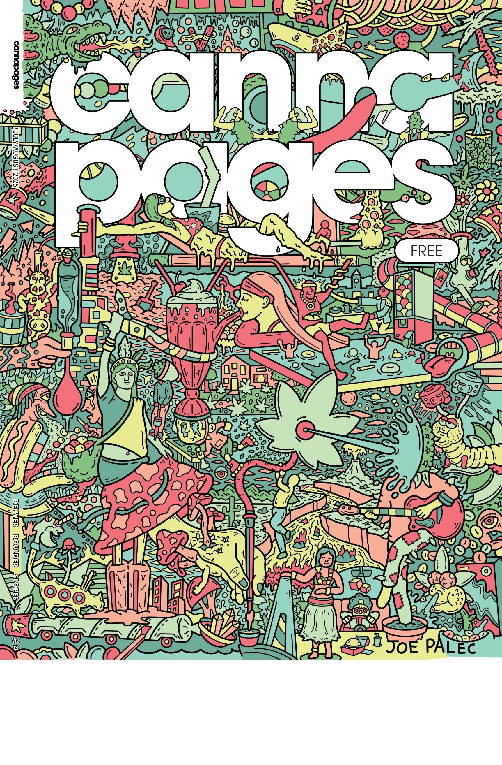 Joe Palec Canna Pages Cover Aug Issue